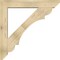 Ekena Millwork Olympic Slat Rough Sawn Bracket w/ Offset Brace, Douglas Fir, 8"W x 48"D x 48"H BKT0806X48X48OLY06RDF - alternate 2